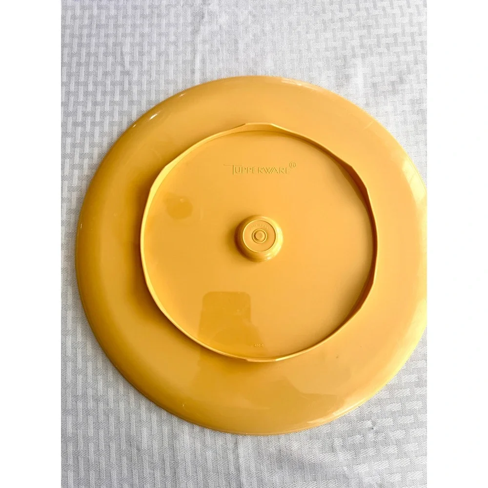 Vintage Tupperware Jel-Ring Mold Rubbermaid 2-Tier‎ Turntable Corning Ware Set